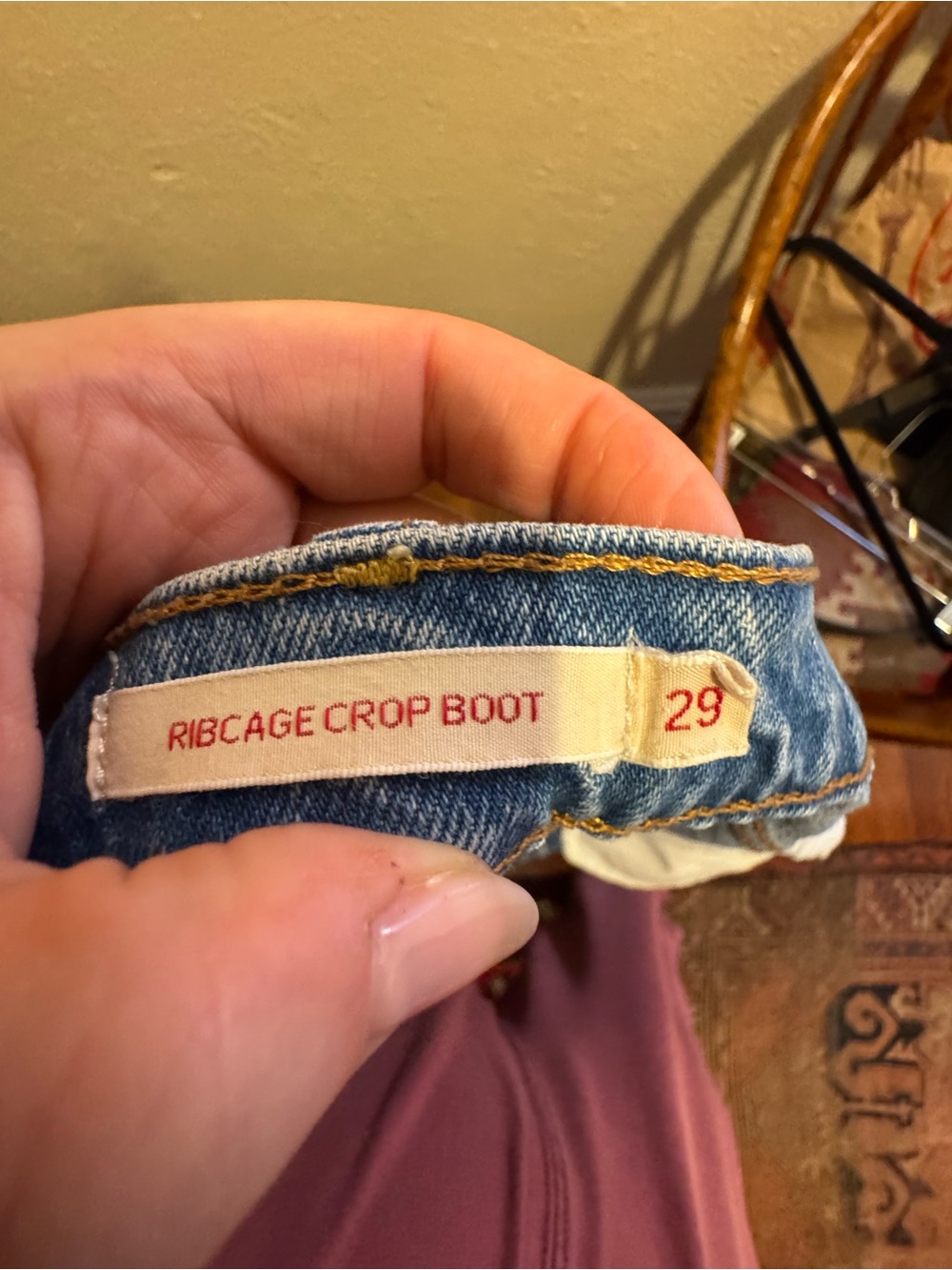 Levi's Ribcage Bootcut Crop Jeans - Picture 6 of 7